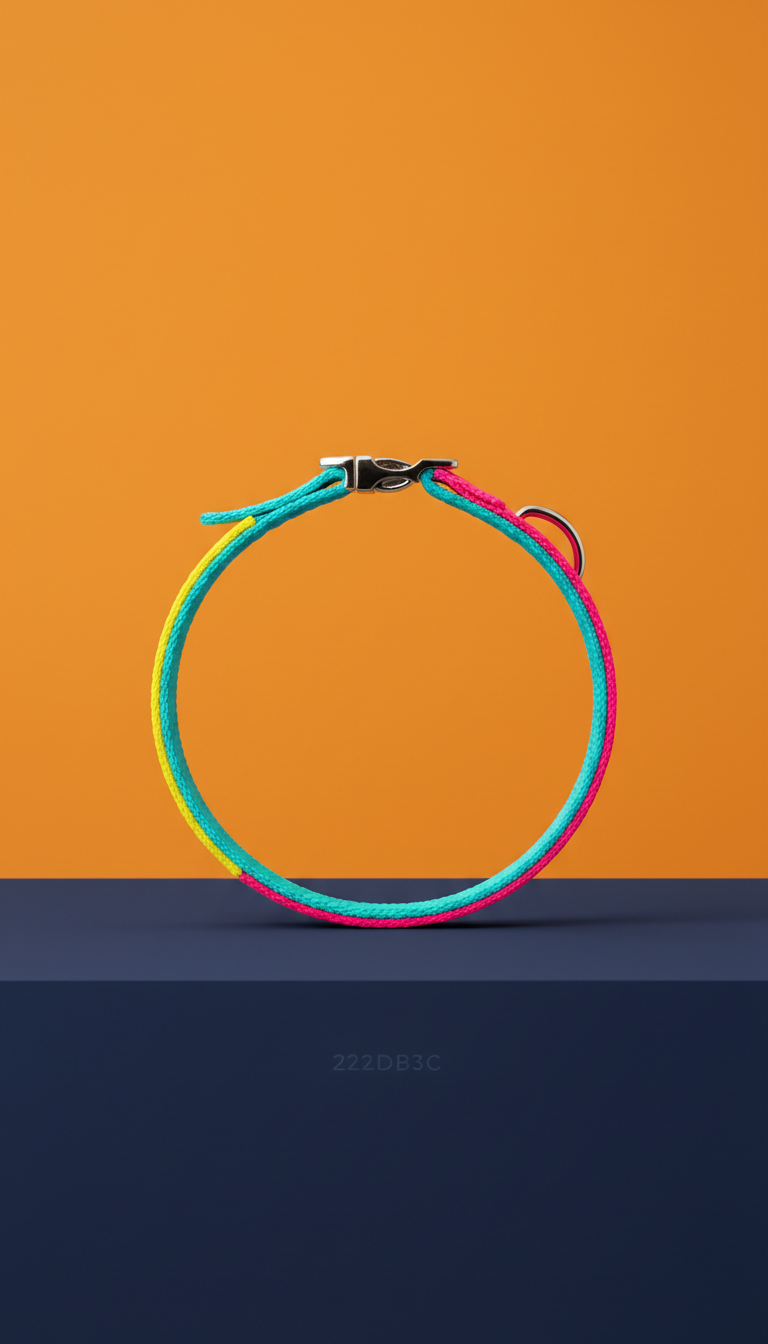 Collier pour chat aqua vif