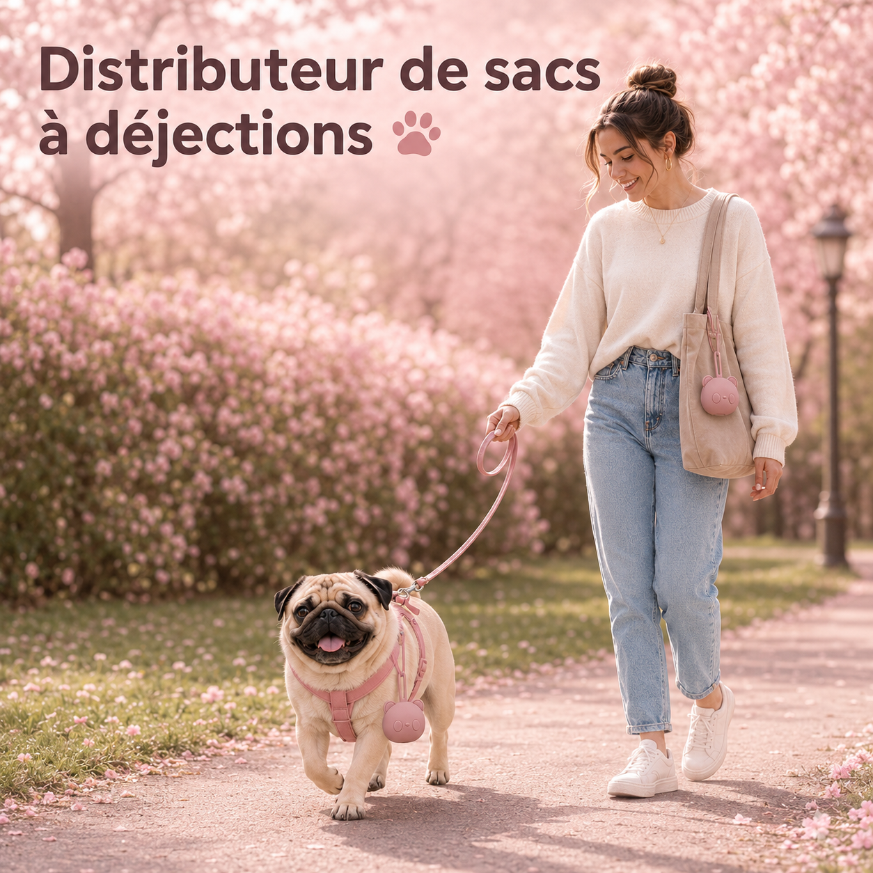 Pochette pour sacs à crottes